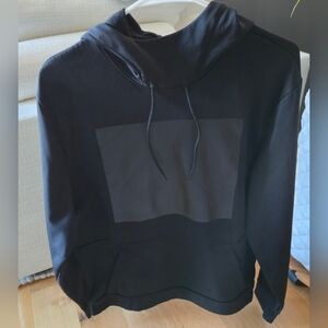 Air Jordan Rise 23 Black On Black On Black Box Pullover Hoodie Fleece Lined L